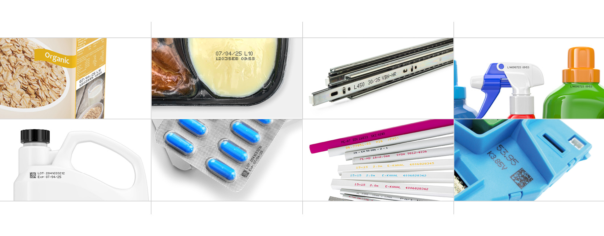 inkjet coder materials and surfaces
