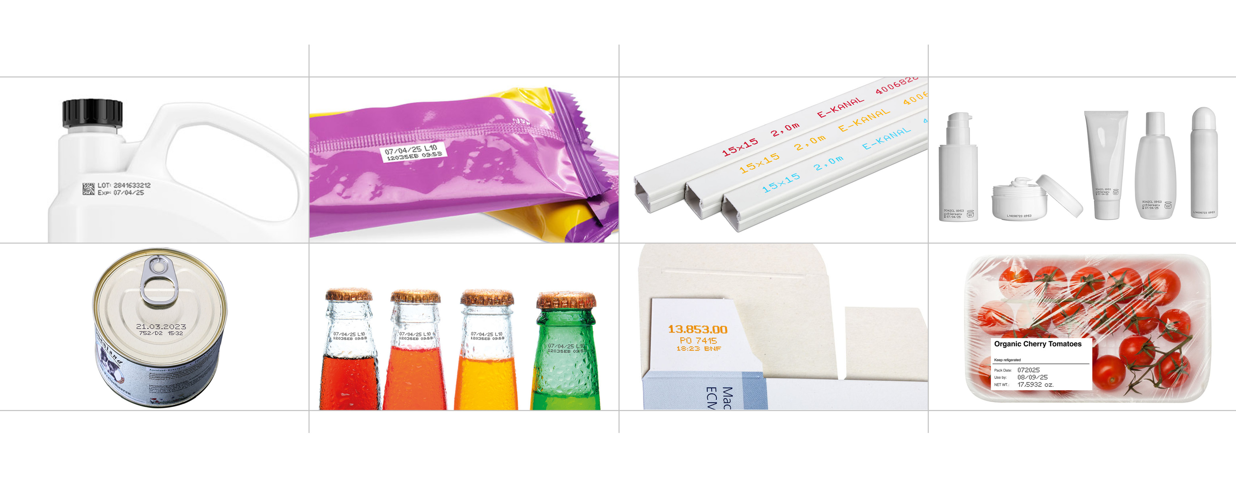 inkjet coder materials and surfaces